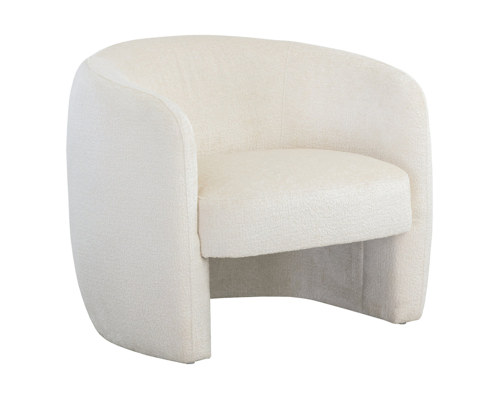 MIRCEA LOUNGE CHAIR - BERGEN IVORY