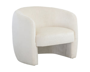 MIRCEA LOUNGE CHAIR - BERGEN IVORY