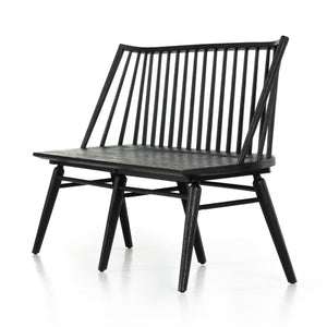 Lewis Dining Bench - Black Oak