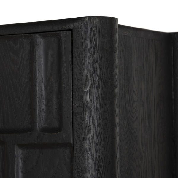 Ezri Cabinet - Black Oak