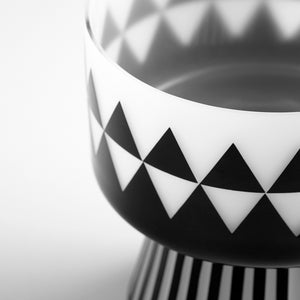 Small Vector Vase in Black and White