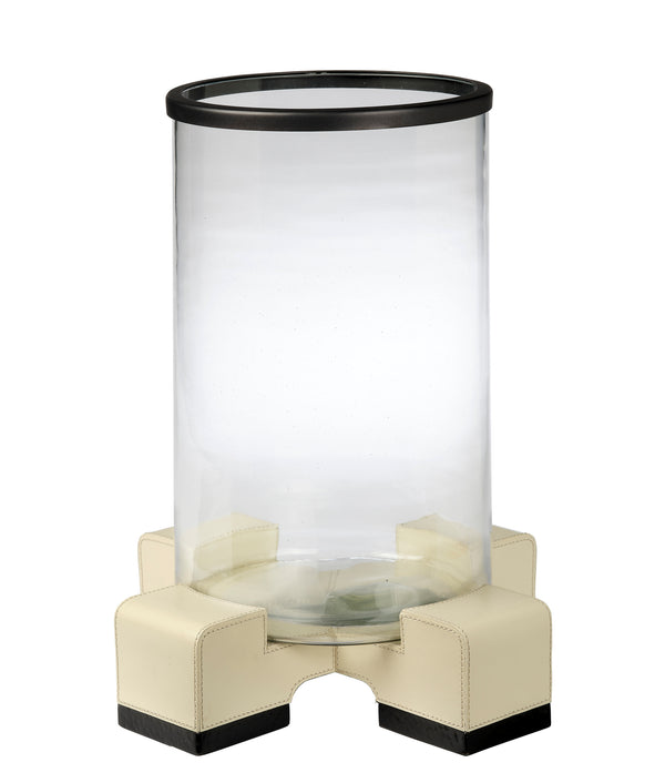 Vector Leather and Glass Hurricane, Ivory