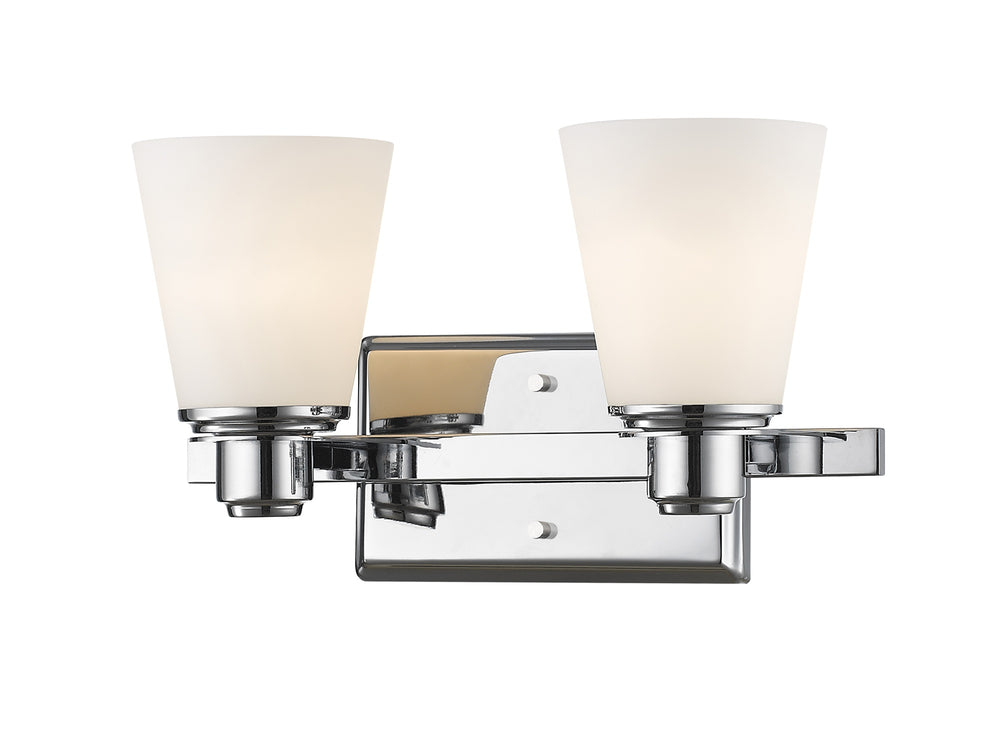 Kayla 2 Light Vanity  in Chrome Finish