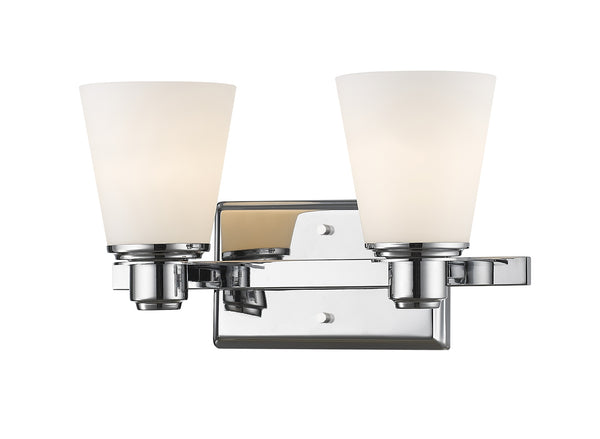 Kayla 2 Light Vanity  in Chrome Finish