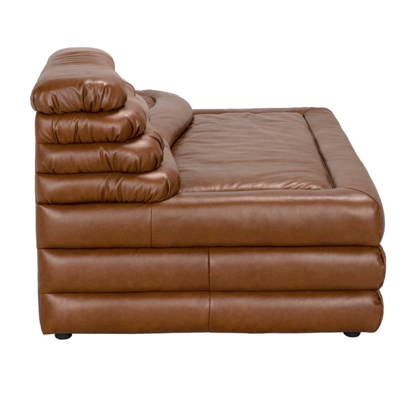 Bandera Sofa, Cr, Roche Tan Leather