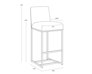 JOYCE BARSTOOL - CUBE BLACK