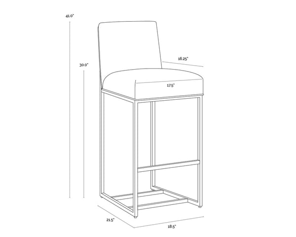JOYCE BARSTOOL - CUBE BLACK