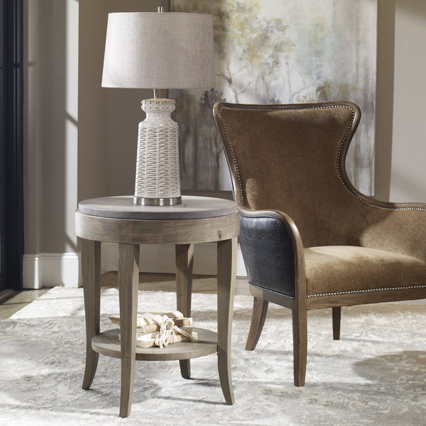 Deka Round Accent Table