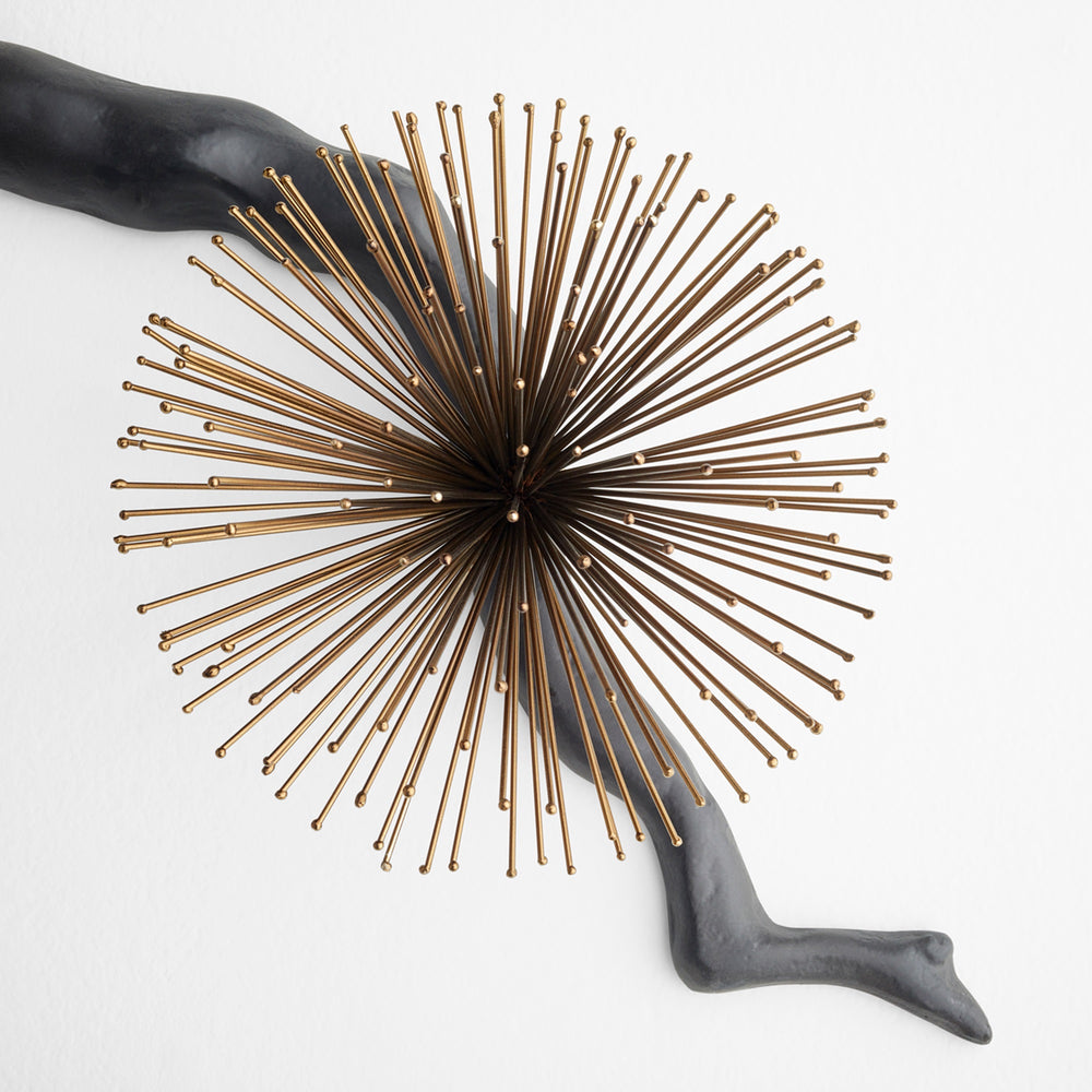 Ichiyo Wall Decor | Black | Gold Accents - Medium