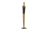 Vested Male Sculpture, Natural/Black Copper, Large