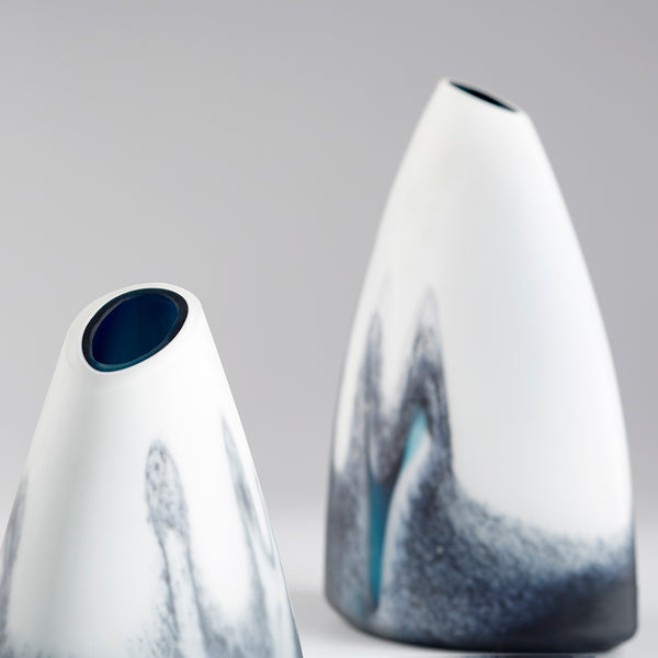 Large Mystic Falls Vase in Blue and White