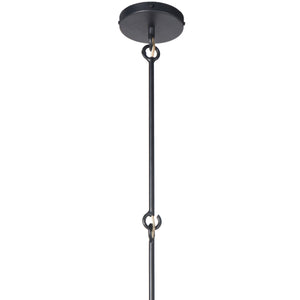 Meredith Large Chandelier in Clear Textured Glass