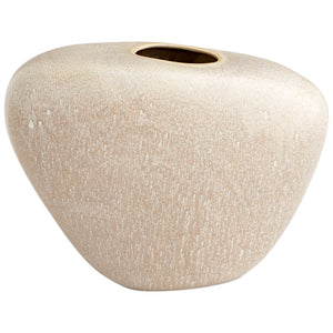 Pebble Vase in Olive Glaze