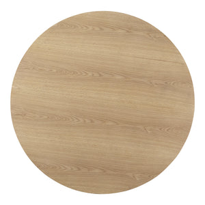 Moe's Otago Round 54" Dining Table in Natural Oak