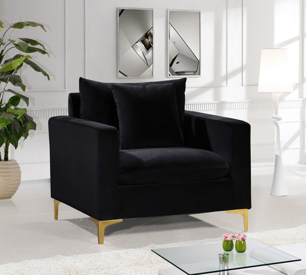 Lucy Chair In Black Velvet
