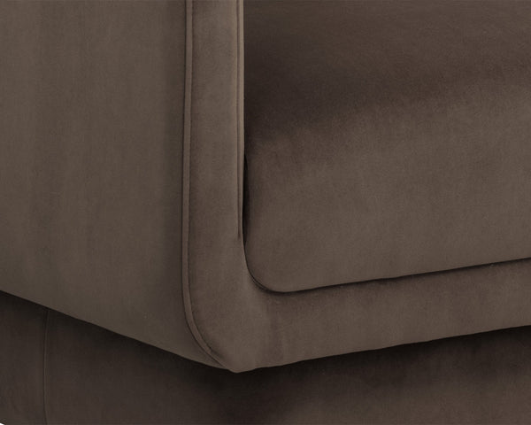 EVERTON ARMCHAIR - MEG DARK BROWN