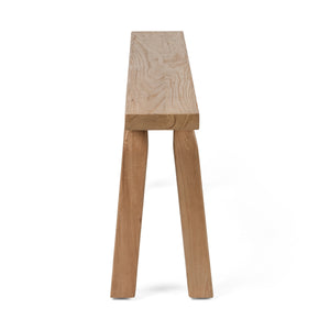 Lahana Accent Bench In Natural Elm