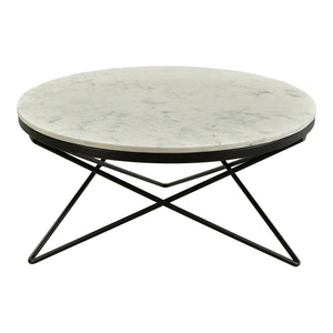Haley Coffee Table with Marble Top