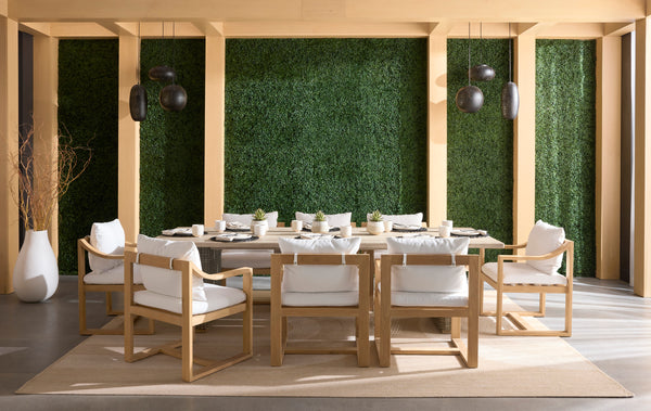TAHITI DINING ARMCHAIR - STINSON WHITE