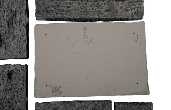 Etched Rock Puzzle Wall Tiles, Set of 9