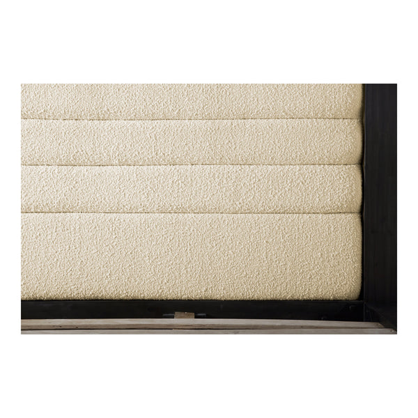 Moe's Ashcroft King Bed with Padded Headboard