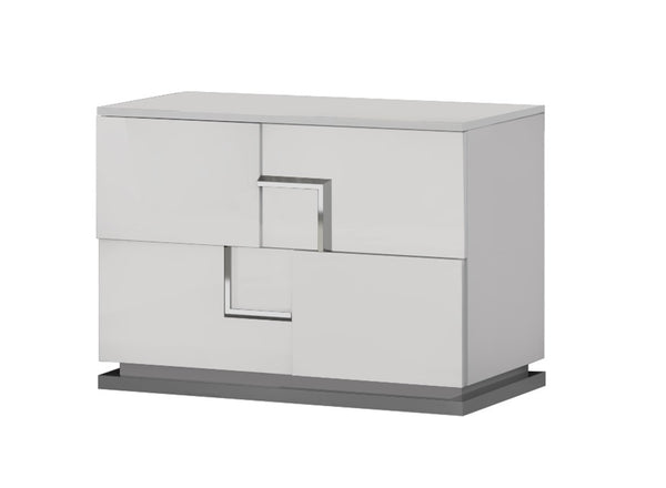 Infinity Premium Night Stand in Bianco Lucido