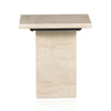 Arum End Table - Cream Marble