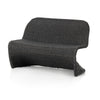 Portia Outdoor Dining Bench In 50" In Coal