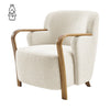 Tania Boucle Accent Arm Chair, Palladian Beige