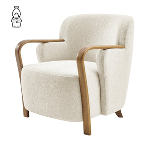 Tania Boucle Accent Arm Chair, Palladian Beige