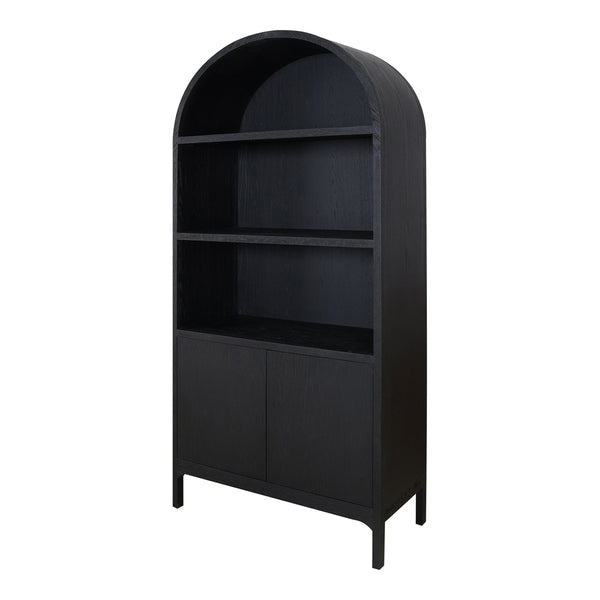 Moe's Wilde Display Cabinet in Black Oak