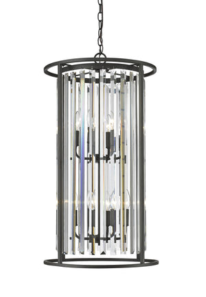 Monarch 8 Light Chandelier in Bronze Finish