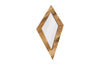 Diamond Chamcha Wood Mirror, Large, Natural
