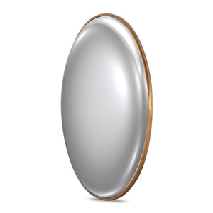 Convex Wall Mirror - Vintage Brass