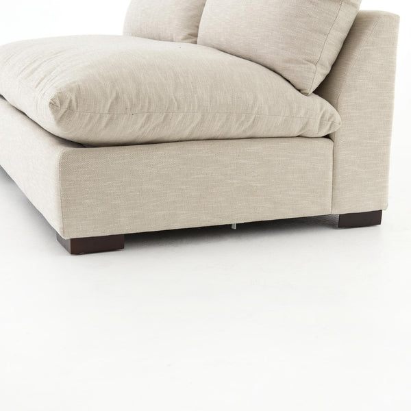 Grant Armless Sofa-Oatmeal