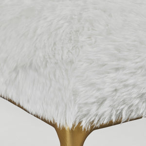 Charmed Sheepskin Small Bench