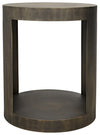 Chrysler Side Table, Steel with Aged Brass Finish