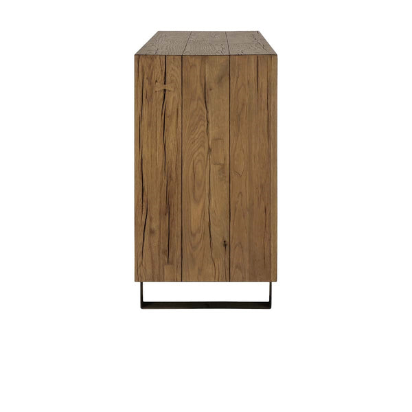 Danica Solid Wood Buffet with Reclaimed Oak and Black Accents