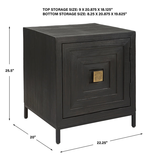 Aiken Geometric Cabinet / End Table