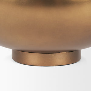 Quiana Large Gold Metal Vase