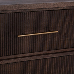 Westlake Solid Wood 2Dwr Nightstand - Kona Brown