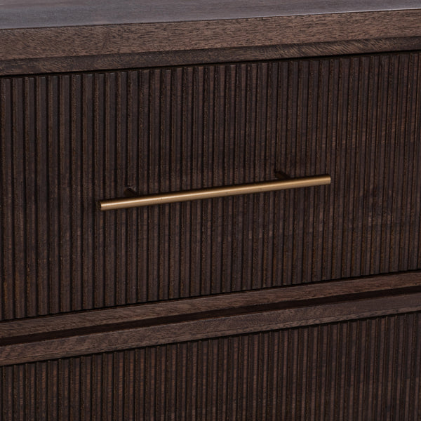 Westlake Solid Wood 2Dwr Nightstand - Kona Brown