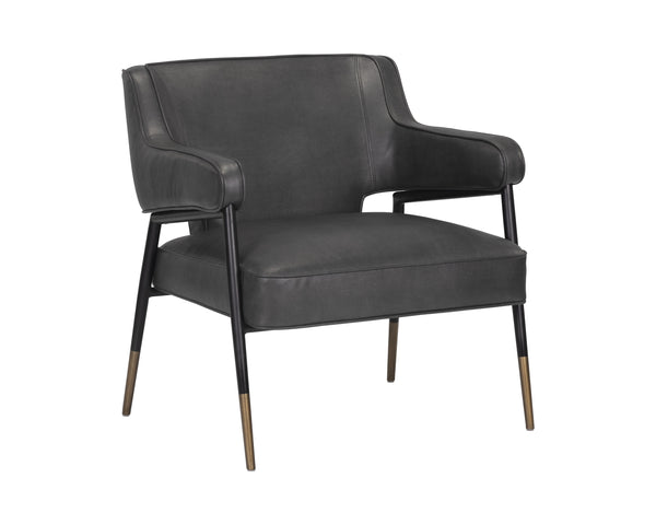 DEROME LOUNGE CHAIR - BRAVO PORTABELLA