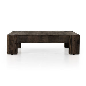 Abaso Coffee Table In Ebony Rustic