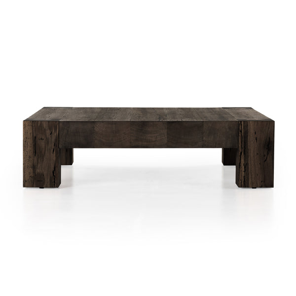 Abaso Coffee Table In Ebony Rustic