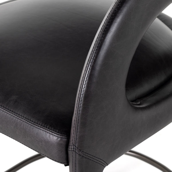 Hawkins Stool In Sonoma Black In Counter