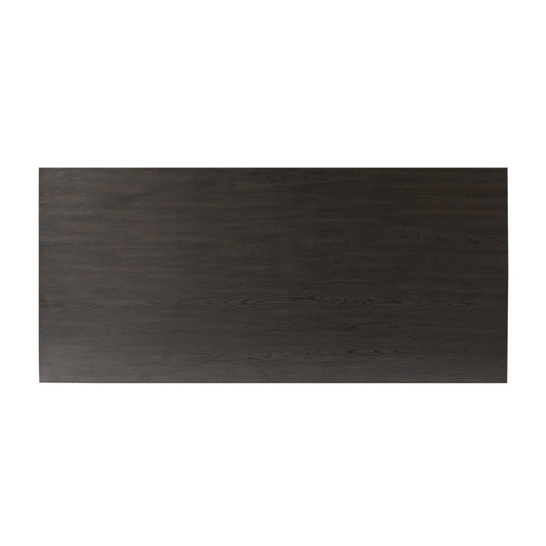 Huxley Dining Table 84" - Smoked Black Veneer
