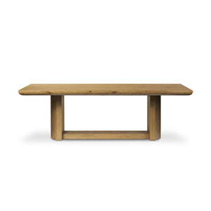 Garrett Dining Table - Amber Oak Thin Veneer
