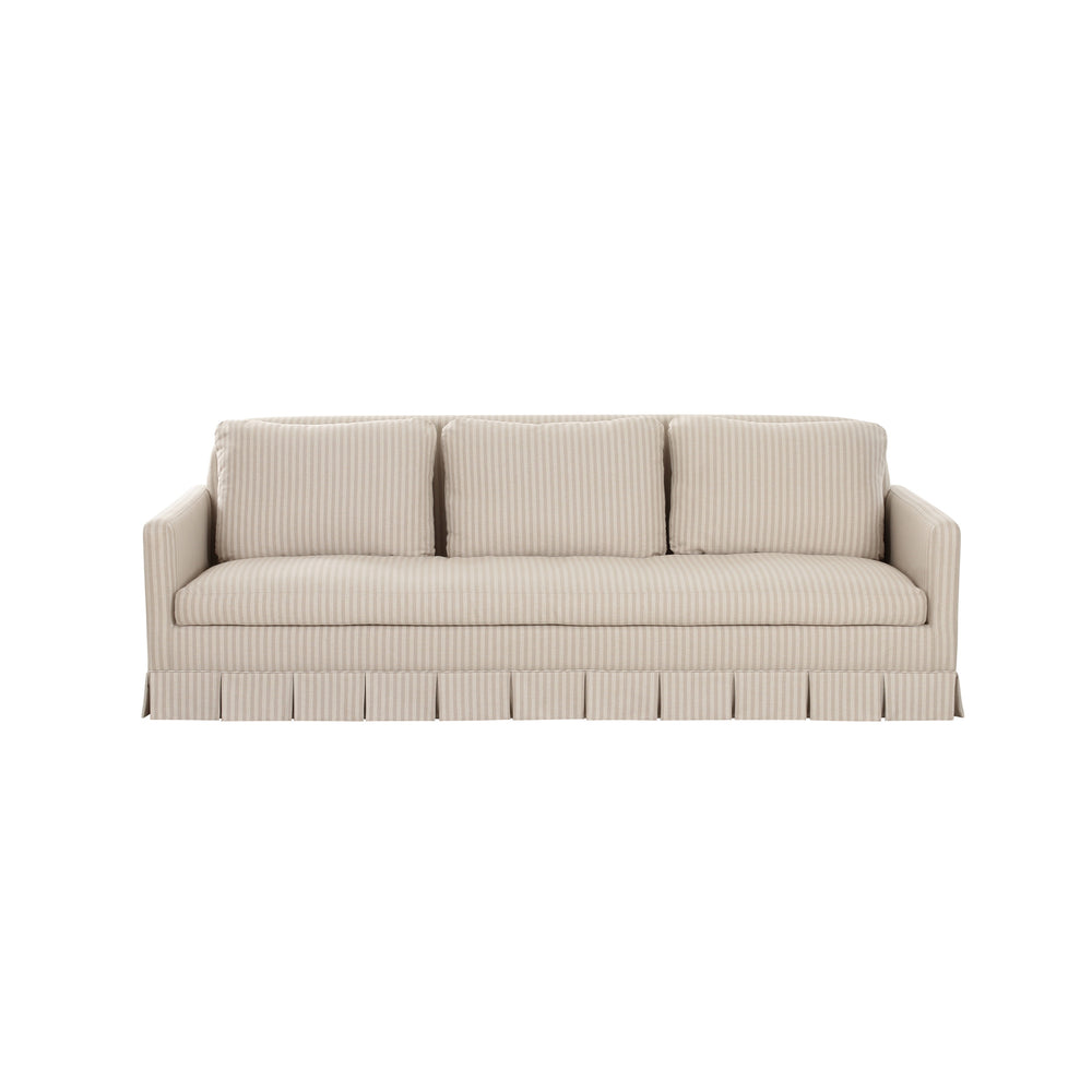 Pellicano Sofa Beige Stripe by Gillian Segal