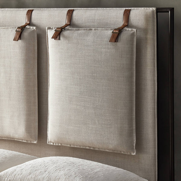 Leigh Upholstered Queen Bed - Hockney Ivory